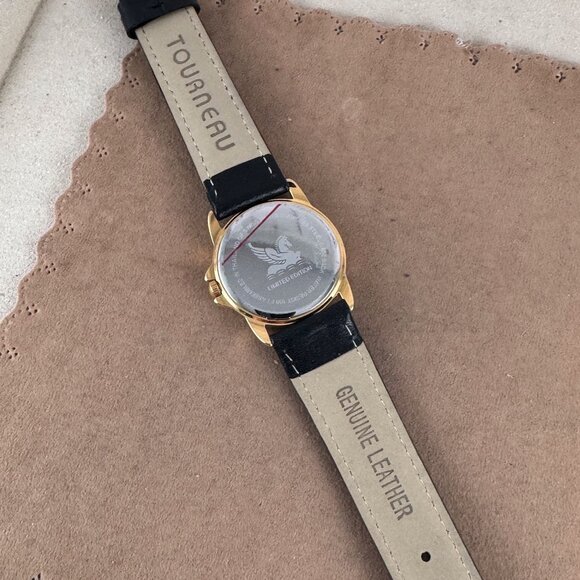 Special Tourneau Champagne Dial Pegasus Gold Watch Limited Edition - Picture 8 of 9